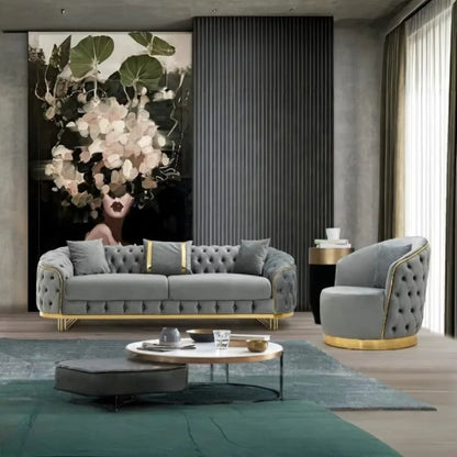 Modern Luxury Sofa Set Velvet Sofa Living Room Sofa