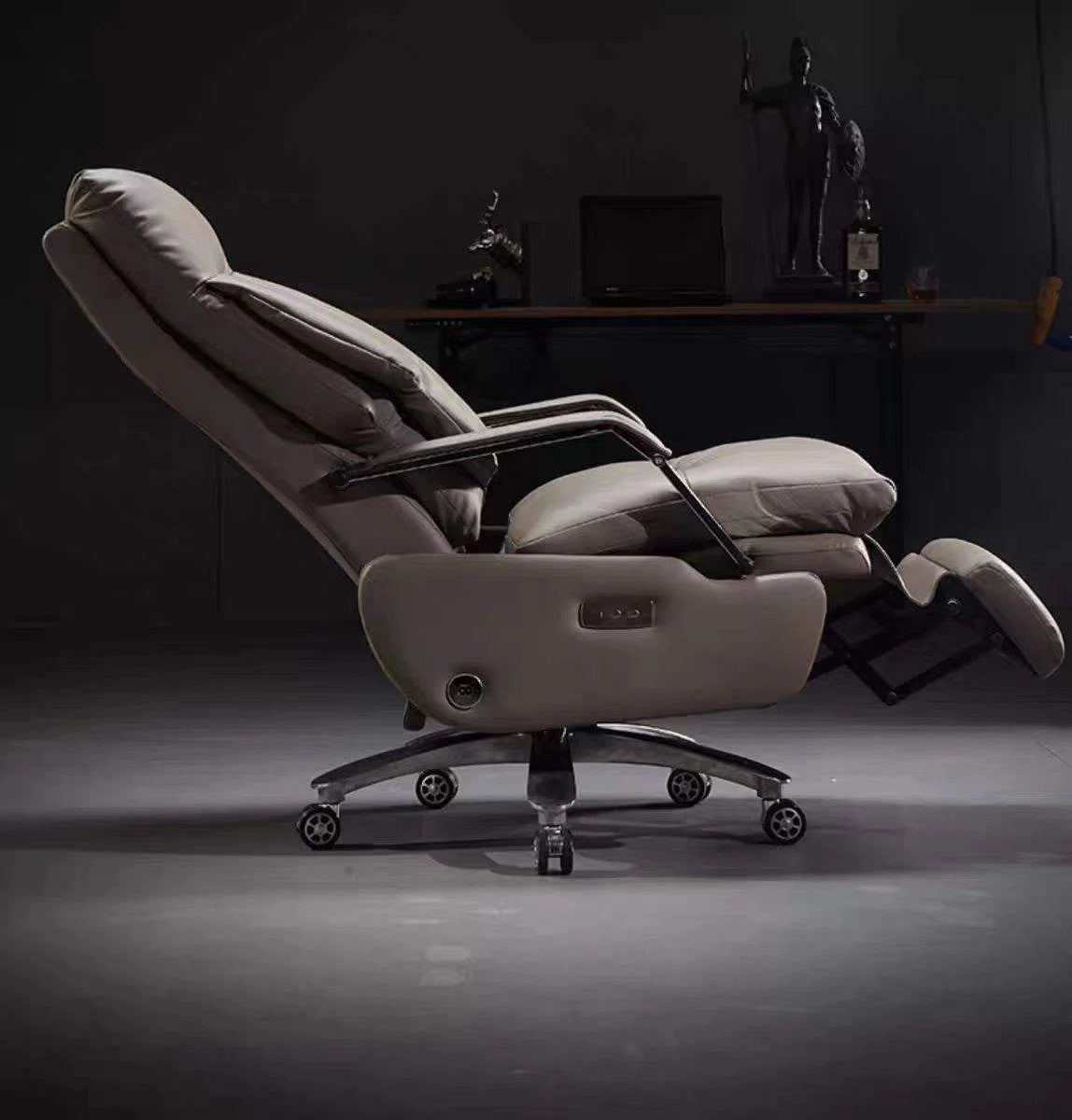 Electric massage boss chair, computer chair, comfortable sitting, office chair, backrest, reclining sofa chair