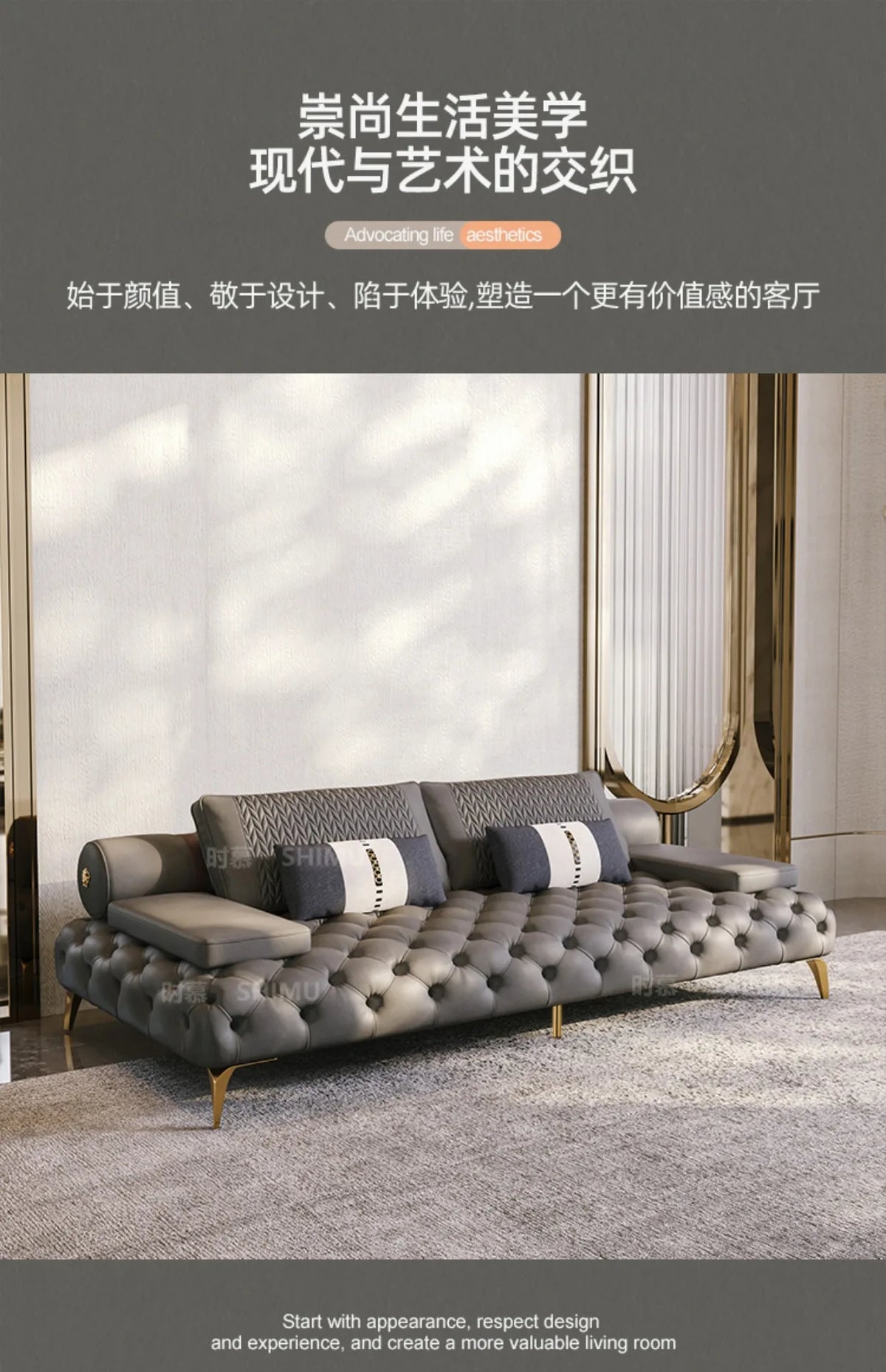 Italian Genuine Leather Sofas Sectional Modern Luxry Designer Loveseat Sofa 3 Piece Set Woonkamerbanken Living Room Furniture