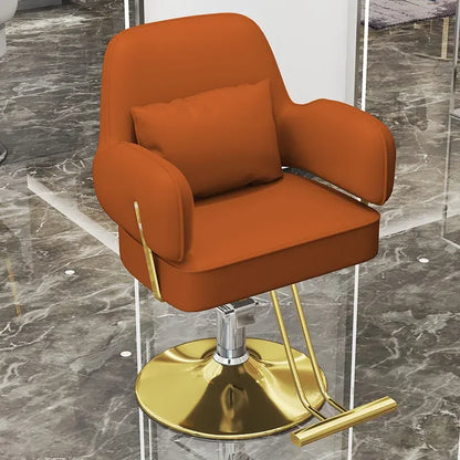Luxury Barber Chairs Hair Salon Special Liftable Barber Chair Simple Salon Furniture Hairdressing Salon Chairs