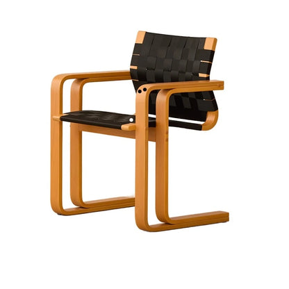 Pre-loved Solid Wood Armchair Dining Chair Home Fashion Comfort Retro Back Chair Esthetisch En Duurzaam Dining Room Furniture