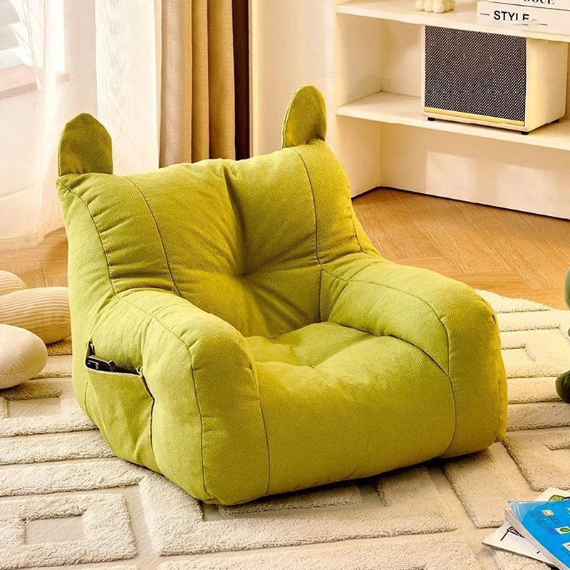 Lazy Sofa With Storage Bag Children's Bear Sofa Chair For Boys And Girls Soft Small Sofa Chair Comfortable Ergonomic Living Room