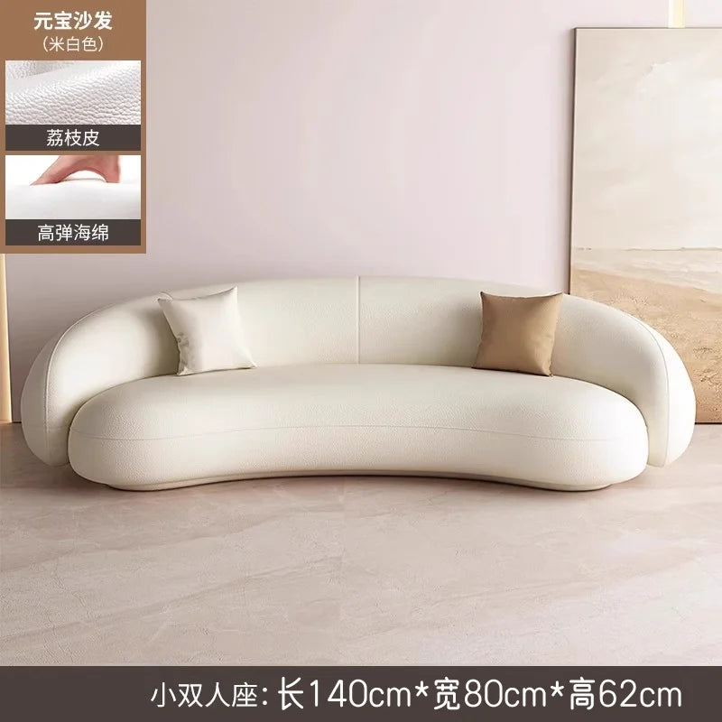 Narrow Designer Living Room Sofas Beige Italian Luxury Modern Living Room Sofas 2 Seater Nordic Woonkamerbanken Home Furniture