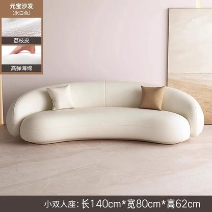 Narrow Designer Living Room Sofas Beige Italian Luxury Modern Living Room Sofas 2 Seater Nordic Woonkamerbanken Home Furniture