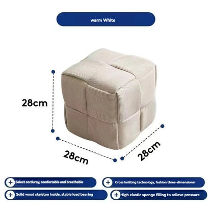 Household door shoes stool fashion small stool simple creative dice stool living room sofa stool pedal stool.