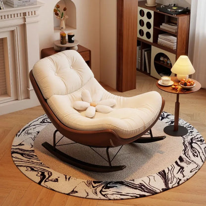 Rocking Recliner Chair Adult Lazy Lounge Chair Relaxing Armchair Luxury Designer Balcony Living Room Zero Gravity Chair Home Use