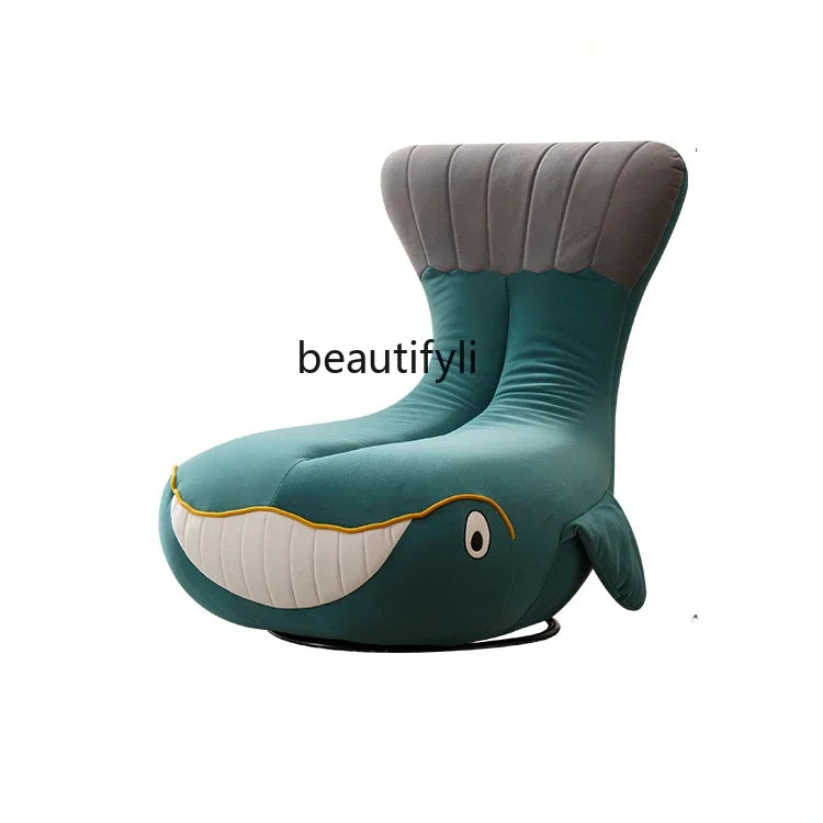 ss7304 Shark Swivel Chair Animal Leisure Small Apartment Simple Home Whale Sofa