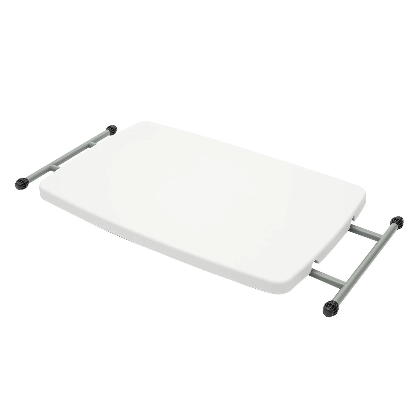 Adjustable Folding Table Portable Multi-height Folding Desk Camping Picnic Table Household Dining Table Steel Frame Table