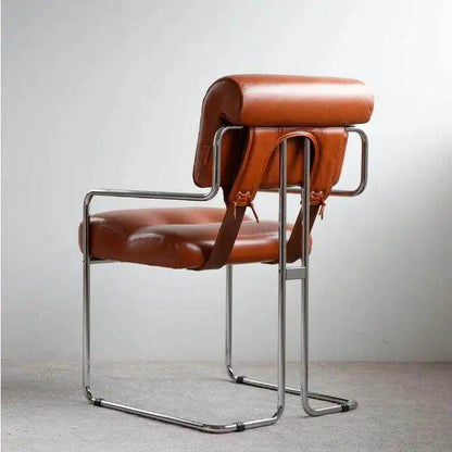 Pre-owned Office Chair, Stainless Steel Dining Chair, Bauhaus Vintage Negotiation, Casual Desk, Designer Single Chair