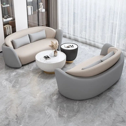 Ensemble de canapés de négociation pour hall d'hôtel moderne et léger, zone de réception pour bureau de vente, zone de repos pour Salon de beauté, Tables et chaises