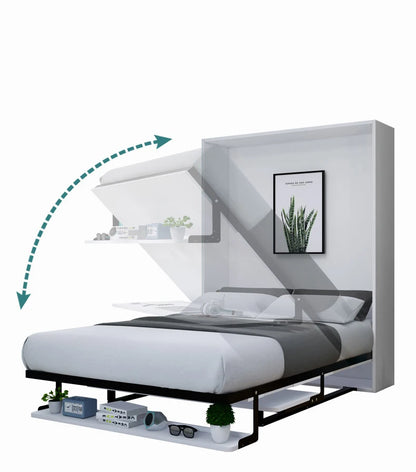 High Quality Modern Style Murphy Wall Bed Intimate Integrated Design Multi Function Vertical Rotating Murphy Bed for Apartment