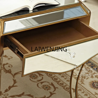 SG mirror glass coffee table sofa small table mini side table simple