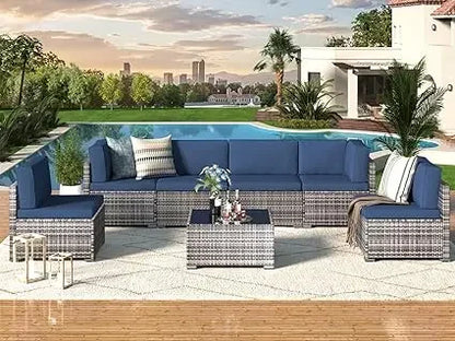 Patio Furniture Set Outdoor Conversation Set Sofa Garden