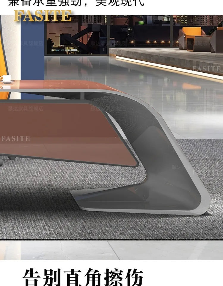 Office Furniture Desk Complete Boss Desk Modern Manager  Fashion