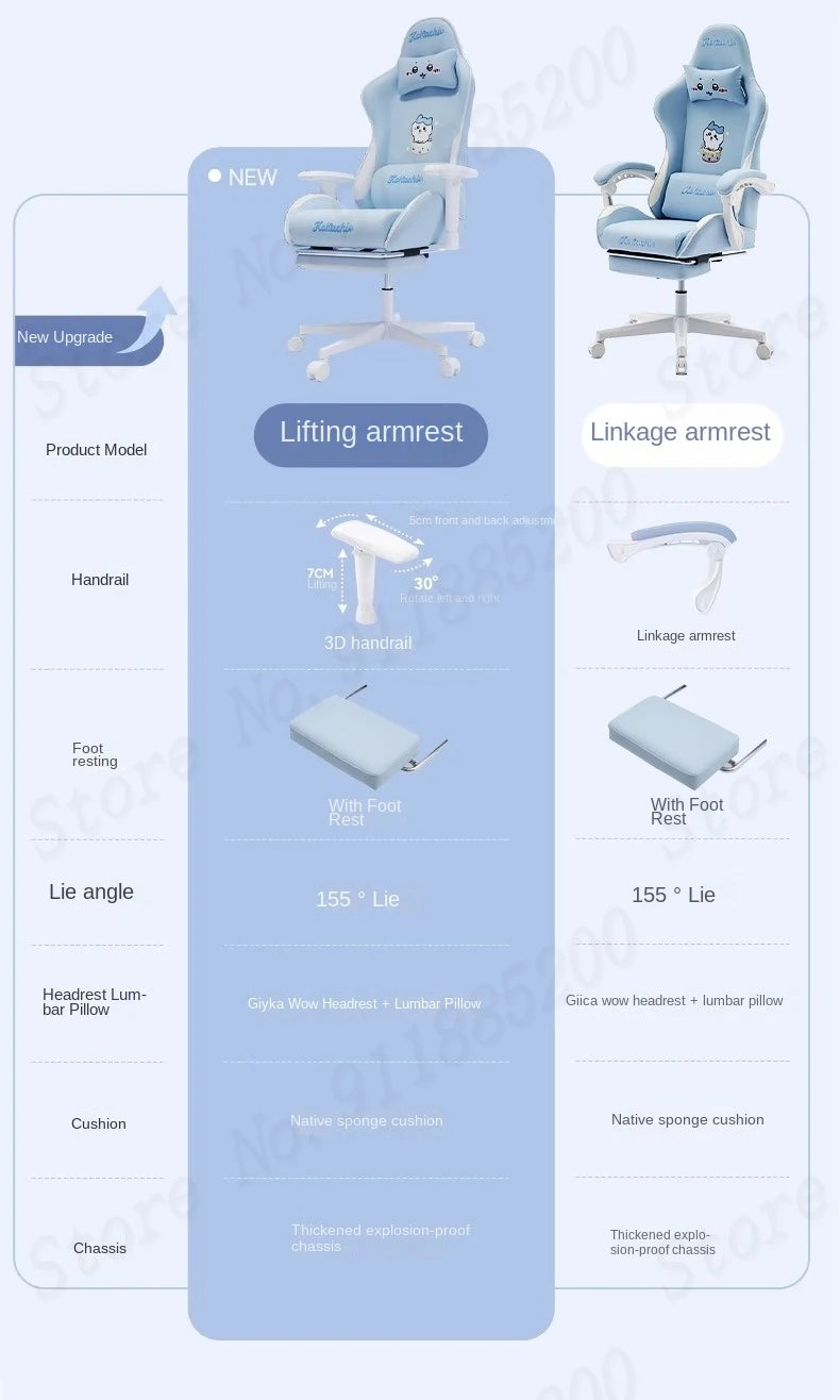 Pink Cute Gaming Chair Ergonomic Internet Celebrity Live Broadcast Computer Chair Home Office Lifting Rotating Reclining Seat