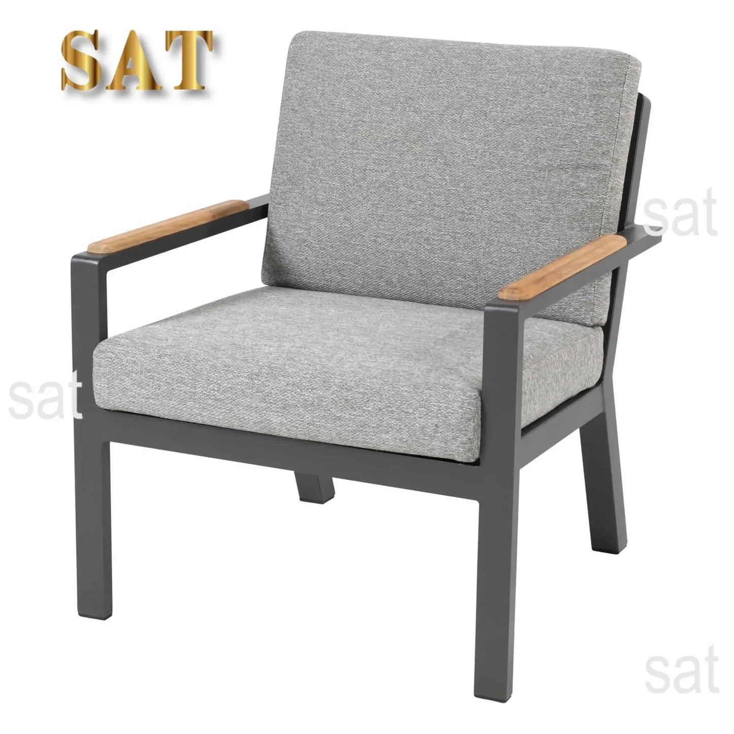 -Hotel Aluminium Dining Set Outdoor Rope Chairs Furniture Patio Metal Table And Chairs Garden Luxury Teak Wood Dining Table