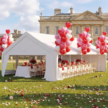 20x30 Heavy Duty Party Tent 40-60 People Removable Sidewalls Waterproof Event Steel Frame Backyard BBQ Commercial, Customized