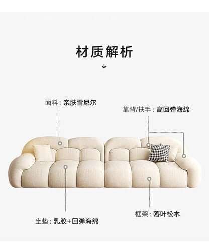 Big Size Living Room Sofa Luxury Italian Full Luxury Armchair Couch Cloud 2 People Corner Floor Reclining Furniture Decoration