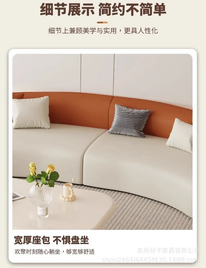 Nordic Fabric Sofa Office Business Reception Sofa Coffee Table Combination Beauty Salon Negotiation Leather Sofa