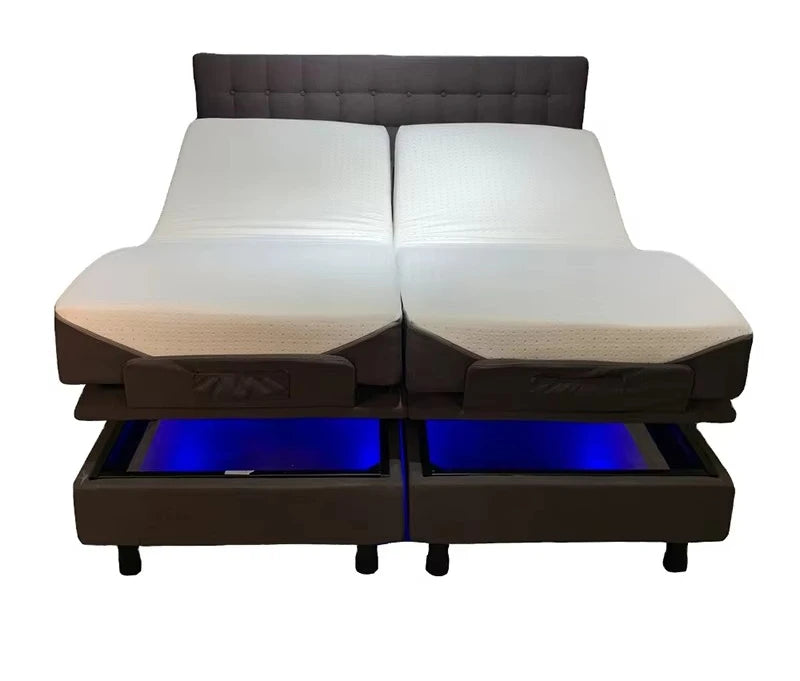 Split King Adjustable Bed Slats Okin Motor Electric Adjustable Bed Split King Size Adjustable Electric With Massage Bed