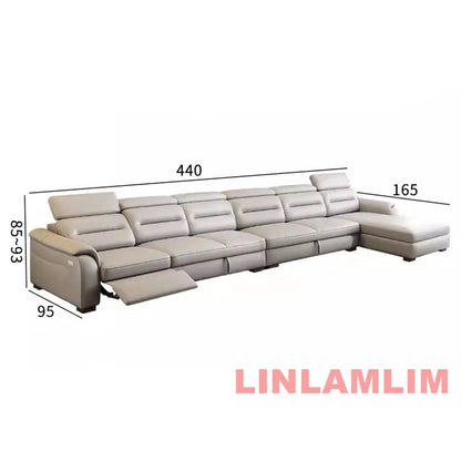 MINGDIBAO Multifunctional Convertible Sofa Bed With Eletric Recliner, Folding Sofa Cama With Power Reclining Seats & Storage Box