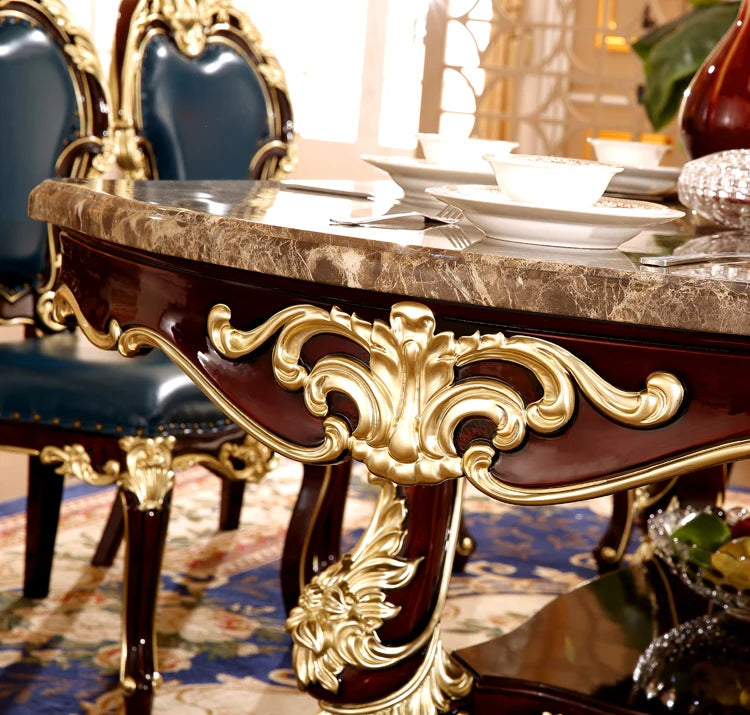 Flowers Decoration Dining Tables Square Design Gold Nordic Kitchen Dining Tables Modern Luxury Tavoli Da Pranzo Home Furniture