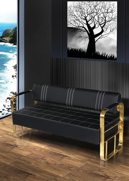 Barber Shop Sofa Waiting Chair Simple Modern Nordic Double Studio Salon Sofa