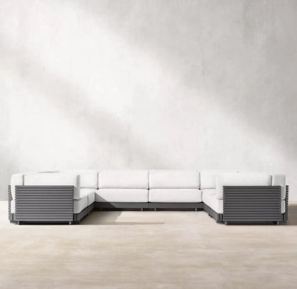 Outdoor Patio Metal Sofa Furniture Garden Aluminum Patio Furniture Garden Sofa Set