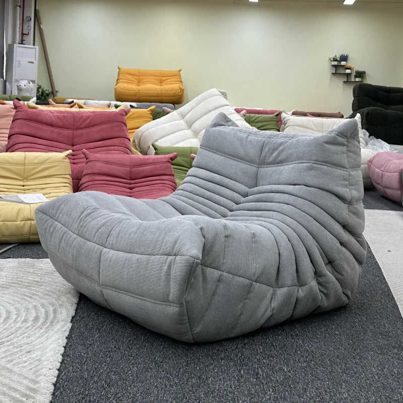 Lazy sofa sofa light luxury simple chair suede freehand space recliner