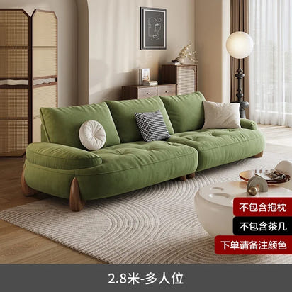 Luxury Green Living Room Sofa Modern Nordic Design Reclinable Sectional Muebles De Sala Stylish Home Furniture Decorr Space