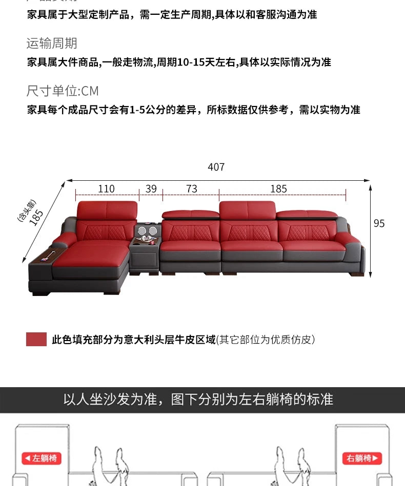 Genuine Leather Modern Sofas Luxury Recliner Comfortable Relax Armchairs Sofas Bedrooms Lazy Sillas Para Sala De Estar Furniture