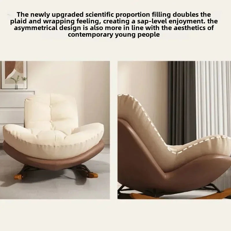 Sofa Penguin Rocking Chair Adult Lounge Chair Adult Living Room Snail Balcony Home Indoor Leisure Rocking Chair Recliner