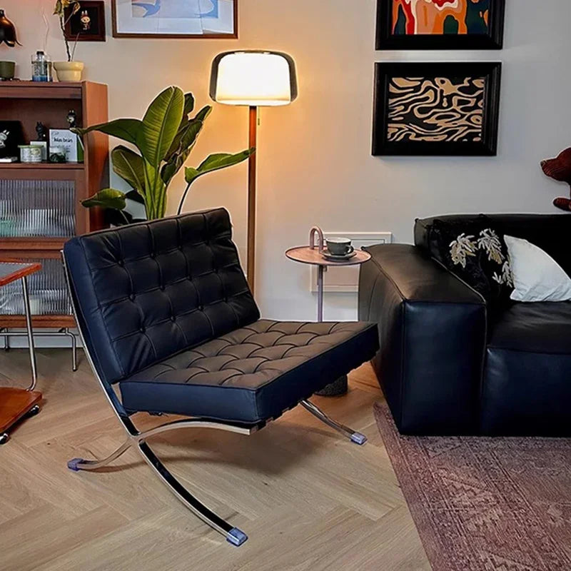 Nordic Luxury Living Room Chairs Armchair Makeup Floor Living Room Chairs Leather Designer Cadeiras De Sala De Estar Furniture