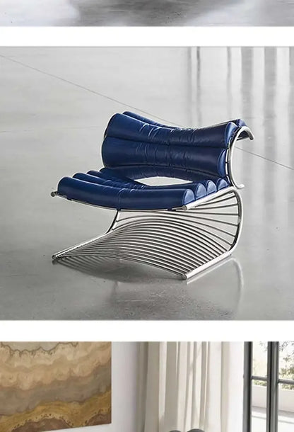 Living room modern minimalist metal, special-shaped high-end sofa chair