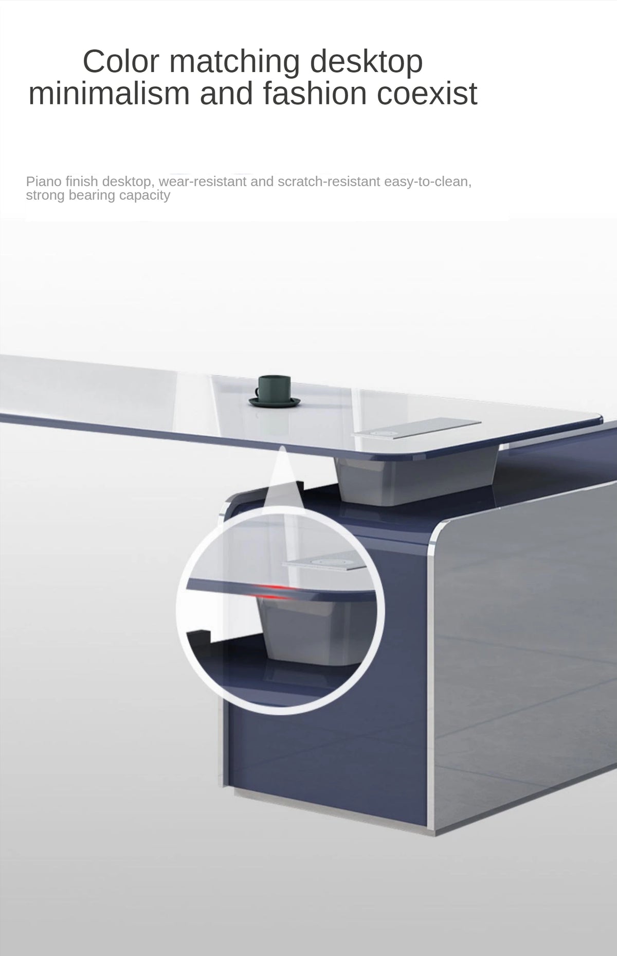 Escritorio De Oficina White Executive Luxury Office Table Office Desk Set Office Furniture Commercial Furniture Schreibtisch