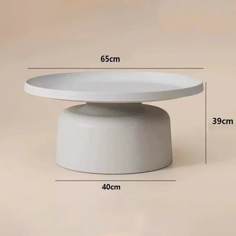 Circular Coffee Tables Nordic Living Room Center Table Modern Side Tea Table Portable Simple Bedroom Nightstand Home Furniture