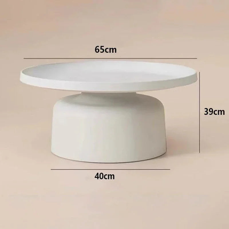 Circular Coffee Tables Nordic Living Room Center Table Modern Side Tea Table Portable Simple Bedroom Nightstand Home Furniture