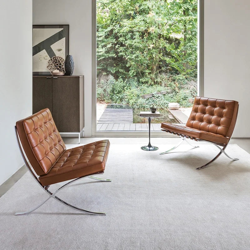 Single Sofa Chair Designer Star Same Leisure Simple High-end Luxury Leisure Chair Nordic Single Barcelona Modern Recliner Chair