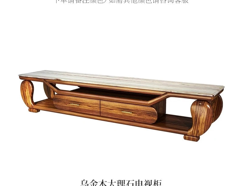 TQQ new Chinese ebony sofa villa large flat solid wood sofa high-end living room furniture leather sofa