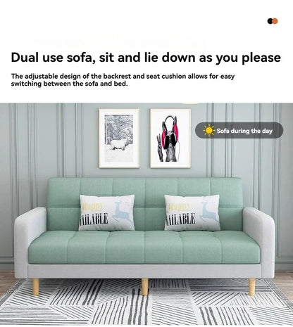 Living room sofa Small-sized folding sofa bed dual-use double-occupancy room bedroom small simple apartment small sofa