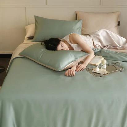 Mulberry Silk Bedding Set Luxury Natural 100% Silk Duvet Cover Set Bed Sheet Pillowcase Single Double Bedsheet King Queen Size