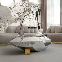 Modern Luxury Coffee Table Nordic Small Designer Books Industrial Coffee Table Clear Simple Cheap Metal Meubles Home Furniture