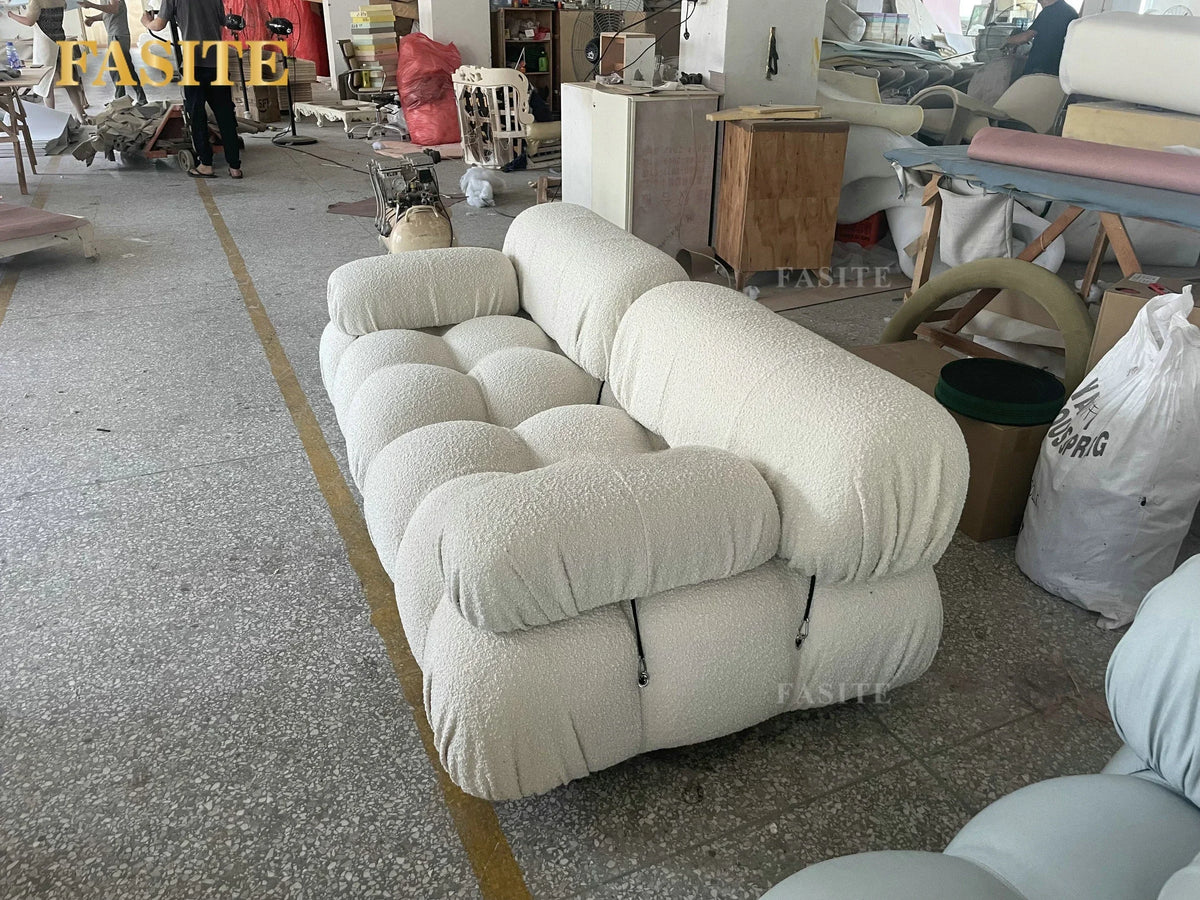 Living Room Furniture Sectional Boucle Sofa Couch Recliner Modern Mario Bellini Sofa Set modular sofa