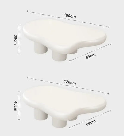 Clouds Tea Table House Lonely Wind Nordic Home Living Room Small Apartment Shaped Cream Simple Modern Tea Coffee Table Furniture
