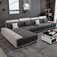 Luxury Sectional Sofas Chaise Longue Bed Italian Modern Sofa Living Room Armchair Muebles Para El Hogar Home Furniture