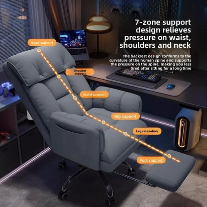 Ergonomics Office Chairs E-sports Computer Chairs Height-adjustable Dormitory Backrest Stools Silla Gamer Home Office Furniture