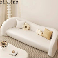 nordic living room Sofas minimalist lazy luxury europe Sofas family white salas y sofas muebles elegantes modernos Furniture