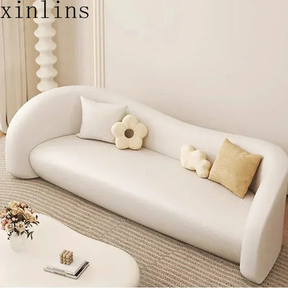 nordic living room Sofas minimalist lazy luxury europe Sofas family white salas y sofas muebles elegantes modernos Furniture