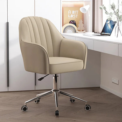 Nordic Home Computer Chair Office  Book Desk Chair Sliding Wheelchair Dormitory Lifting Chair Sofa Comfortable Bedroom