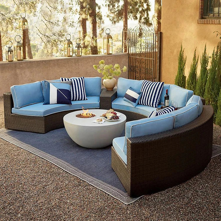 Campingaz Sofa Set House Garden Outdoor Lounge Set Simple Gray